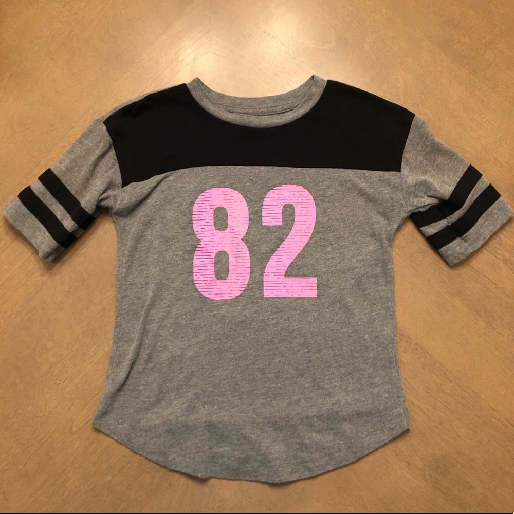 Girls Athletic Works 3/4 Sleeve Shirt Top